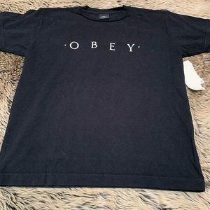 Obey Novel Tee Black/White Size Small